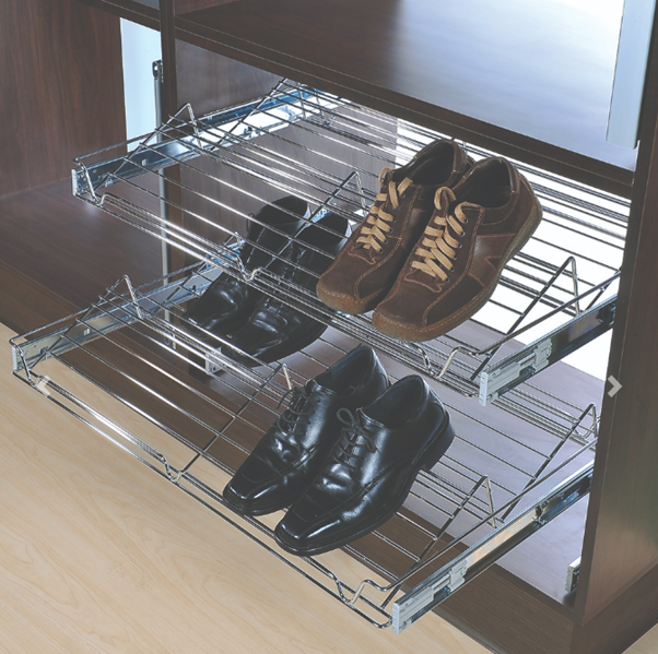 SLIDE OUT SHOE RACKS